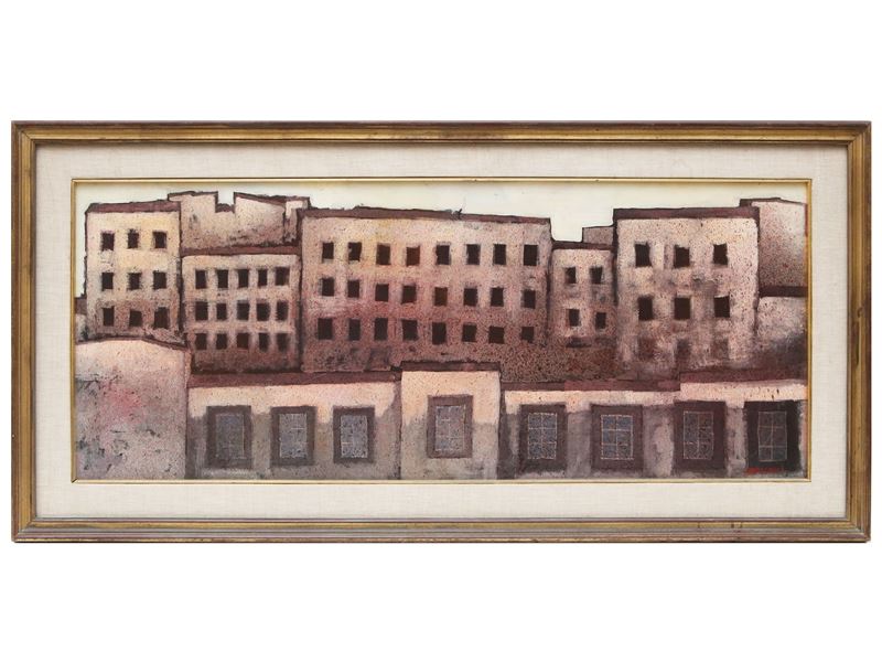 Leonardo Papasogli - Scorcio di Case