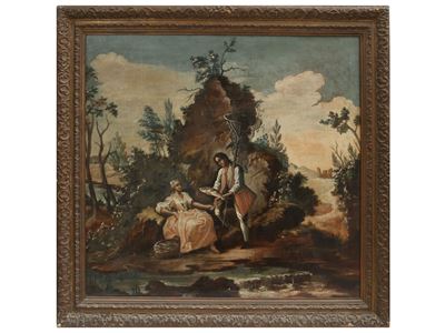 Paesaggio con Scena Galante