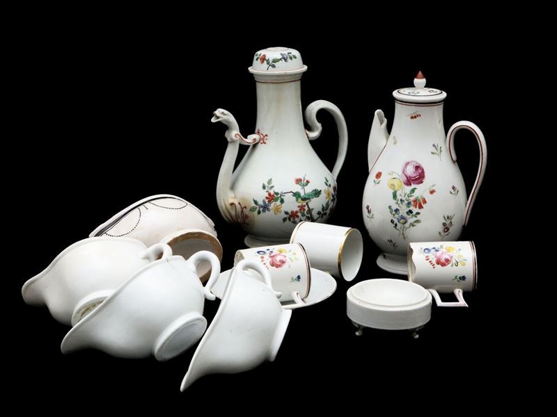 Due Caffettiere in Porcellana, Doccia