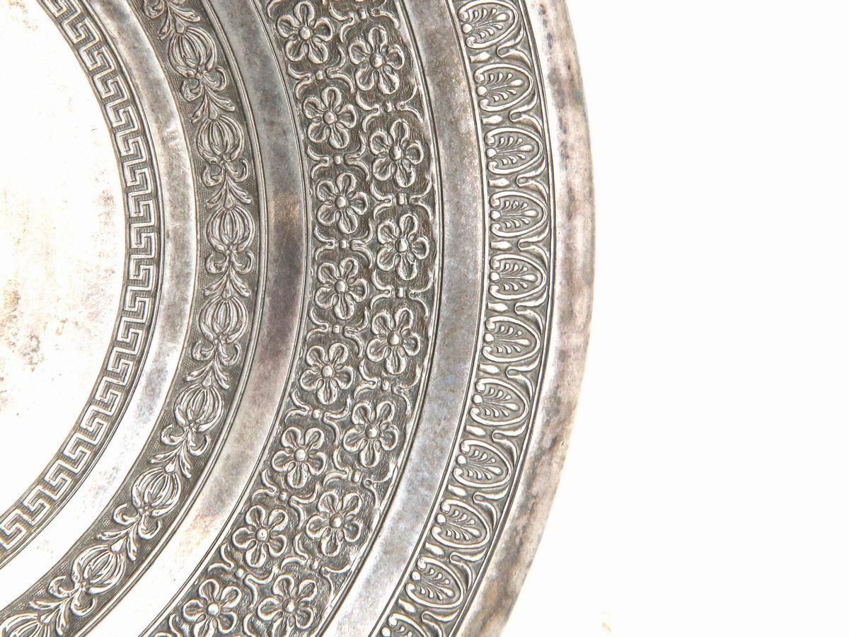 Tazza in Argento con Piattino