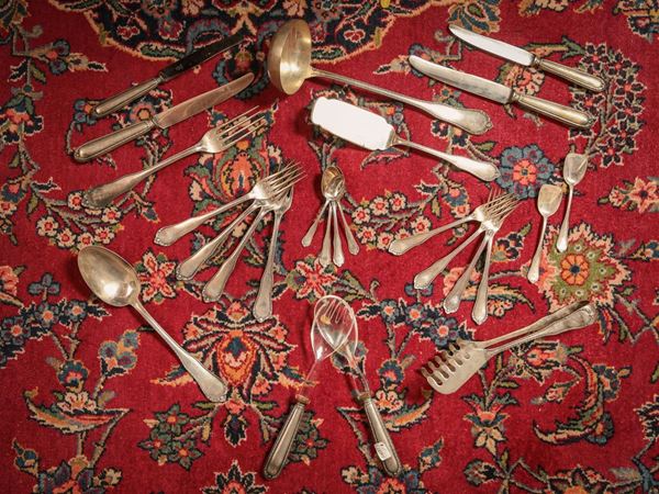 Servizio di posate in argento