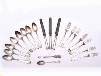 Assortimento di Posate in Argento