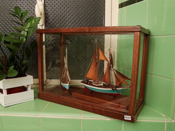 Two model boats