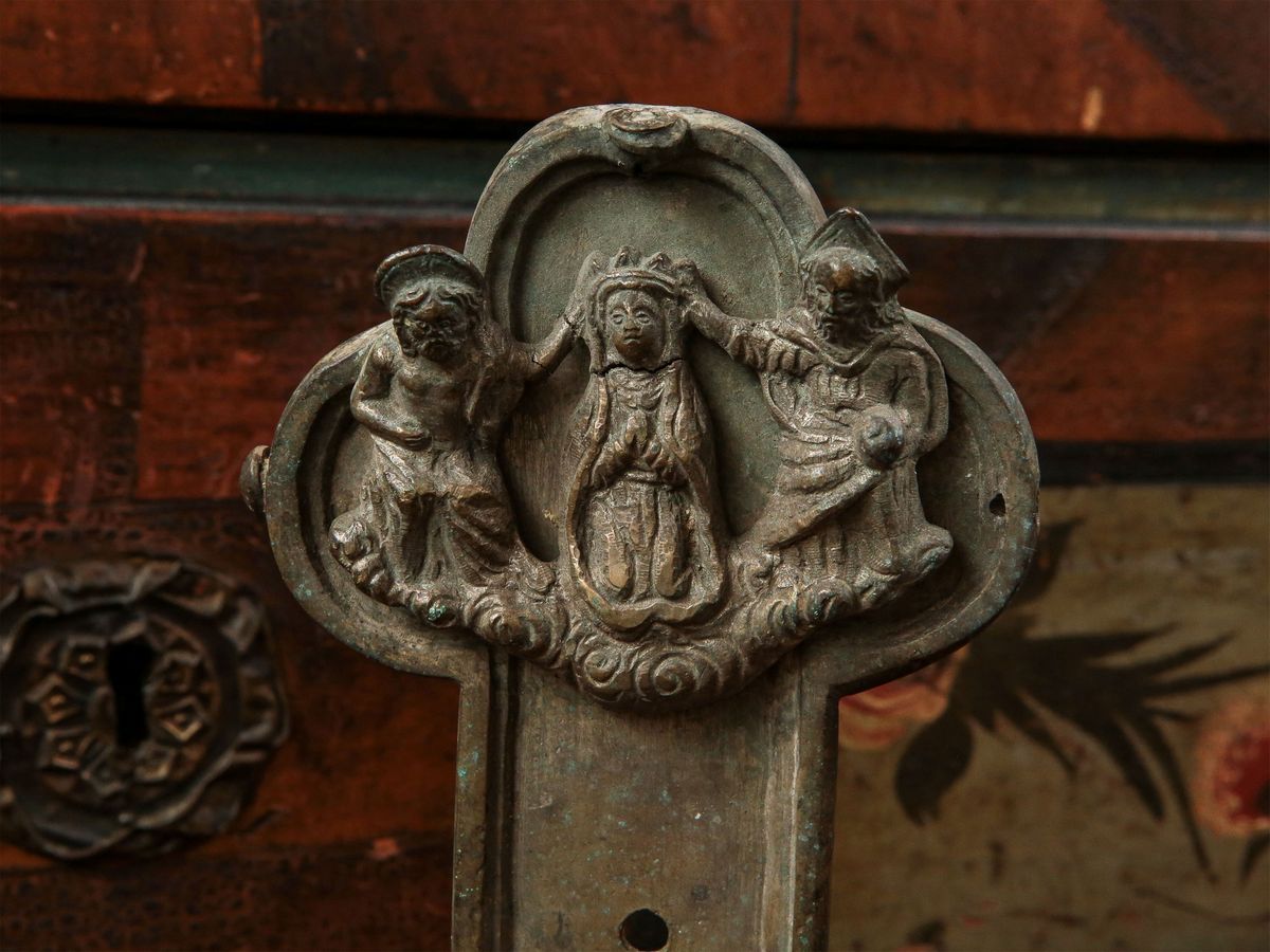 Antica Croce Astile in Bronzo