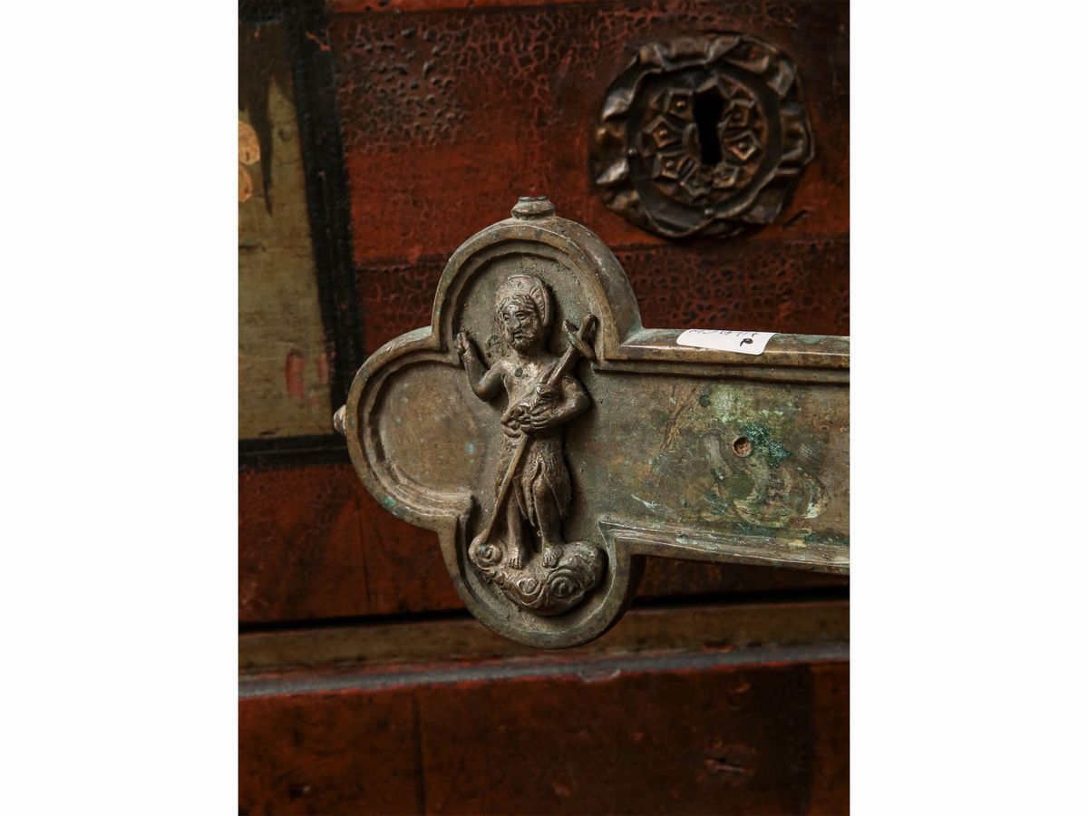 Antica Croce Astile in Bronzo