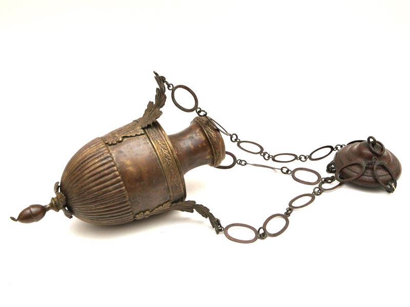 Lampada Votiva in Ottone