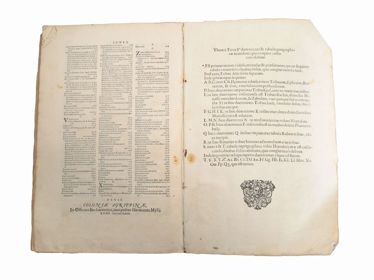 Cristiaan Van Adrichem - Theatrum Terrae Sanctae Et Biblicarum Historiarum Cum Tabulis Geographic...