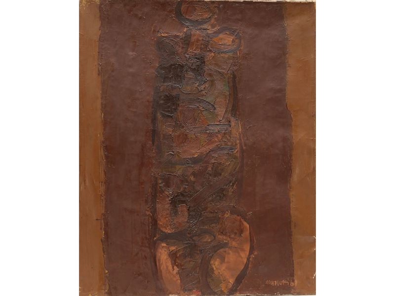 Ennio Morlotti - Nudo N. 2 1969