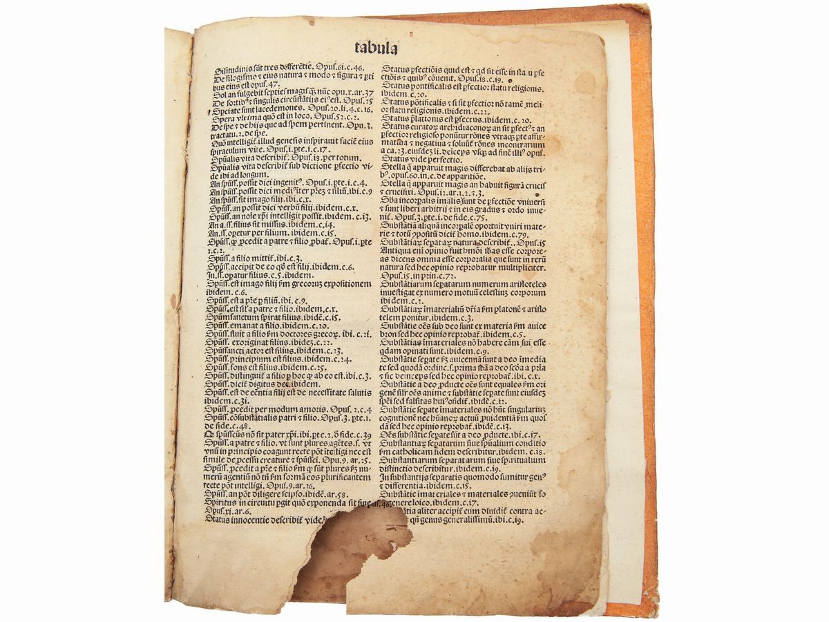 Tommaso D'aquino - Incipiunt Preclarissima Opuscula Diui Thome Aquinatis...
