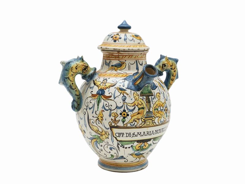 Orciolo in Terracotta Smaltata