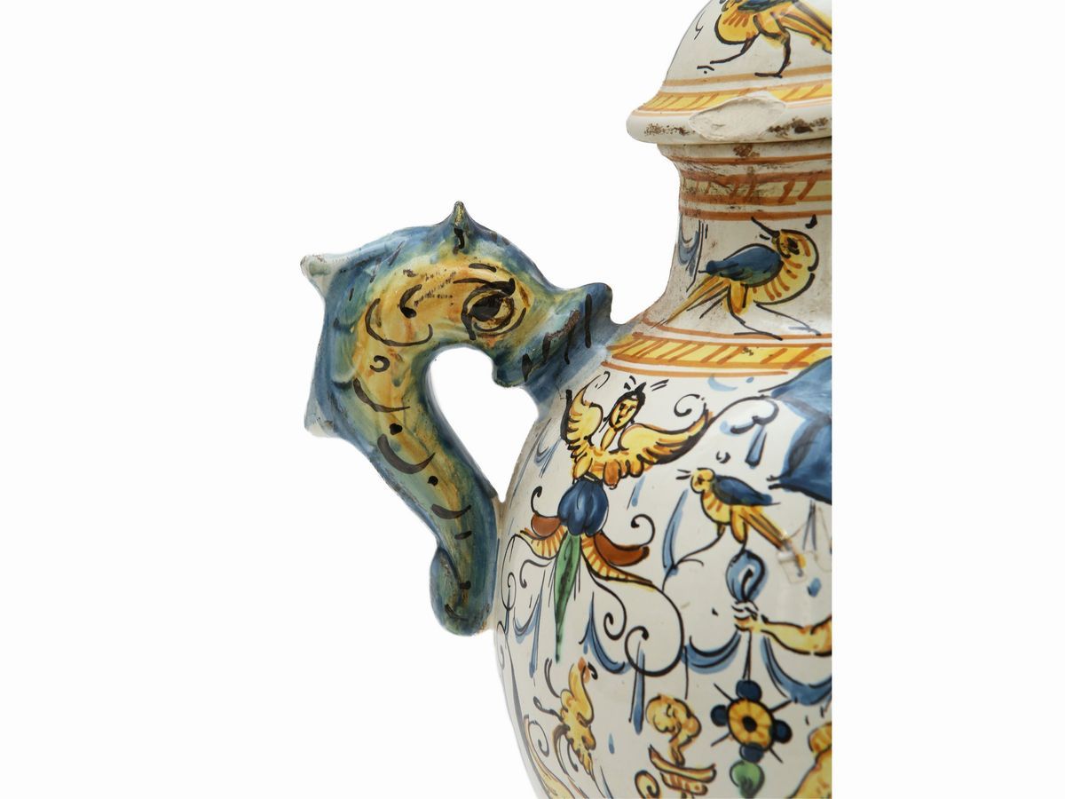 Orciolo in Terracotta Smaltata