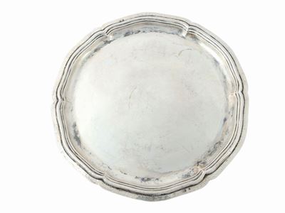 Vassoio Circolare in Argento