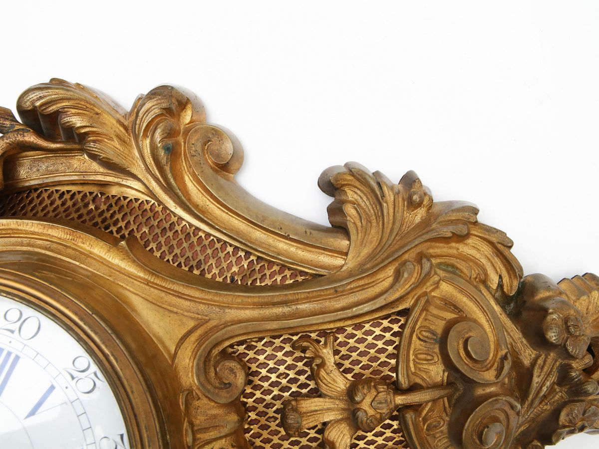 Orologio Cartel in Bronzo Dorato