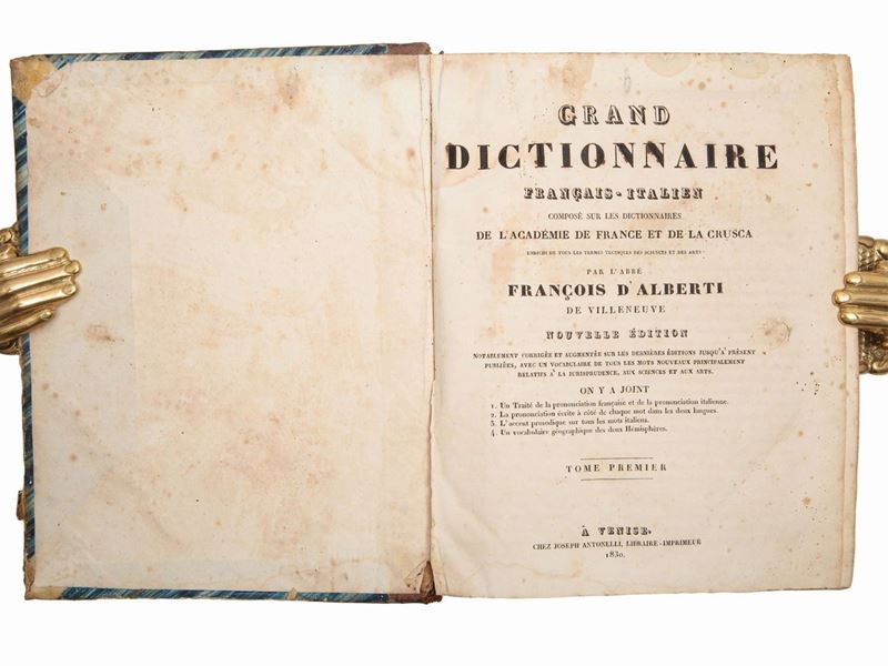 Francesco Alberti di Villanova - Grand Dictionnaire Francais-italien Compose Sur Les Dictionnaire...