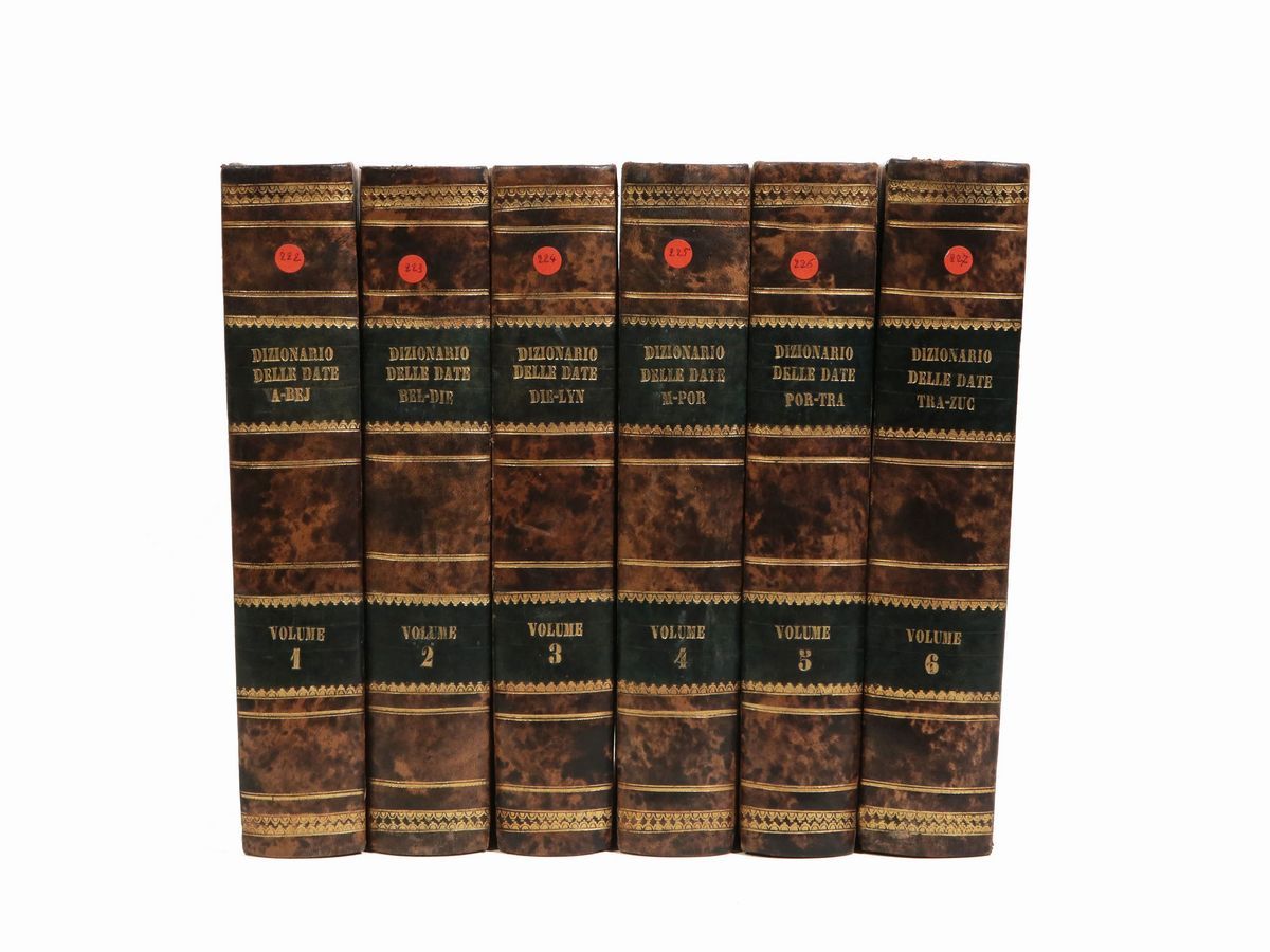 Dizionario delle Date, dei Fatti, Luoghi ed Uomini Storici o Repertorio Alfabetico...