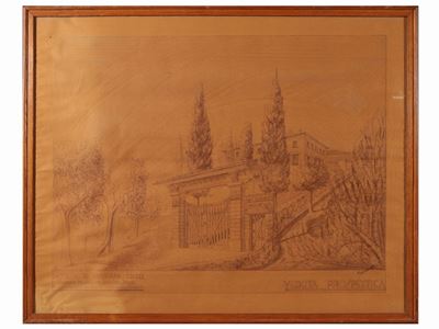 Veduta Prospettica del Castello di Gamberaia