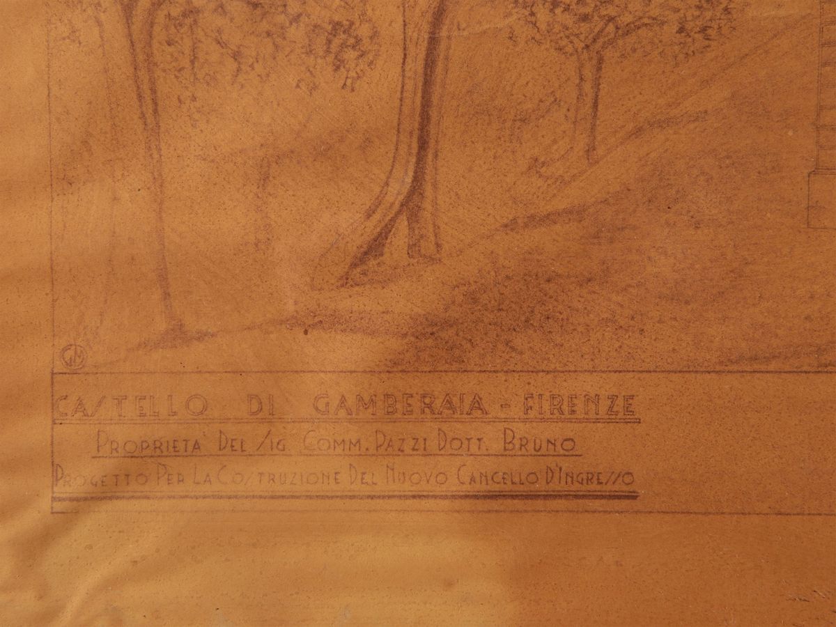Veduta Prospettica del Castello di Gamberaia