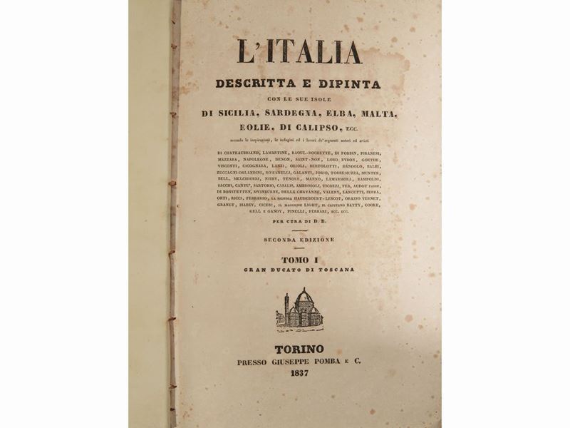L'italia Descritta e Dipinta con le Sue Isole...