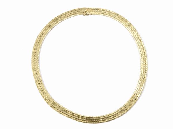 Yellow gold Mario Buccellati chocker