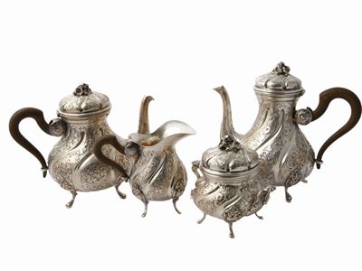 Servizio da Tè e Caffè in Argento