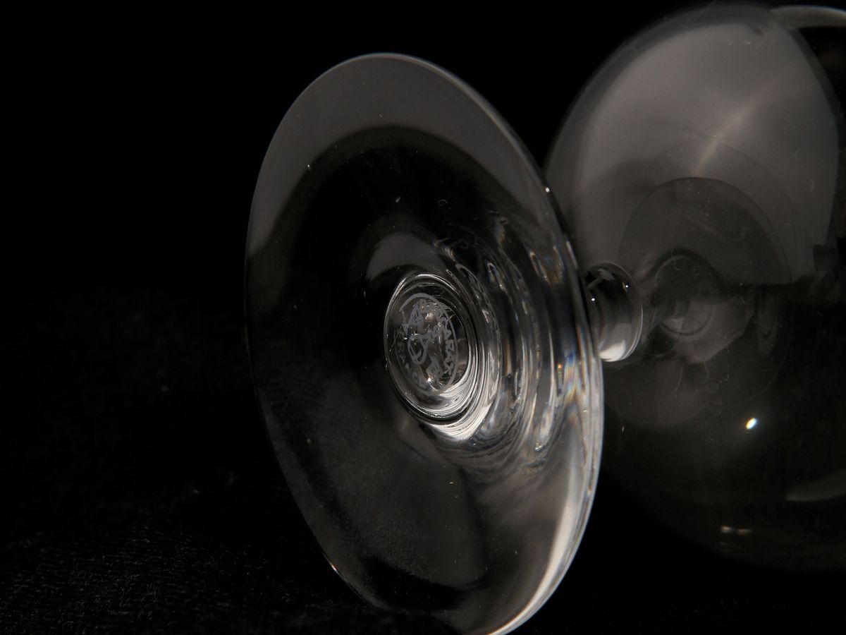 Serie di Otto Bicchieri da Cognac in Cristallo Baccarat