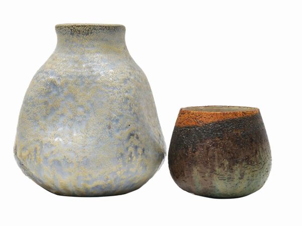 Two Marcello Fantoni vases