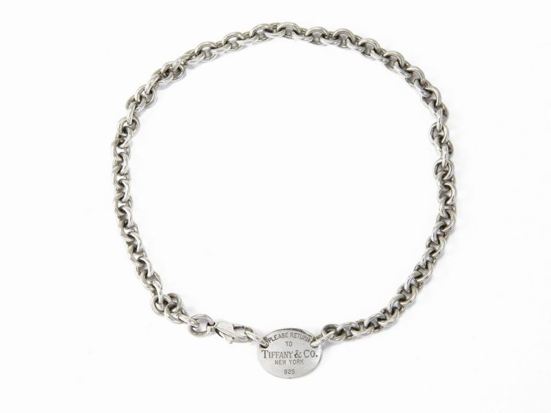 Girocollo Tiffany & Co in Argento 925/1000