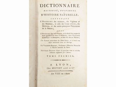 Dictionnaire Raisonne Universel D'histoire Naturelle