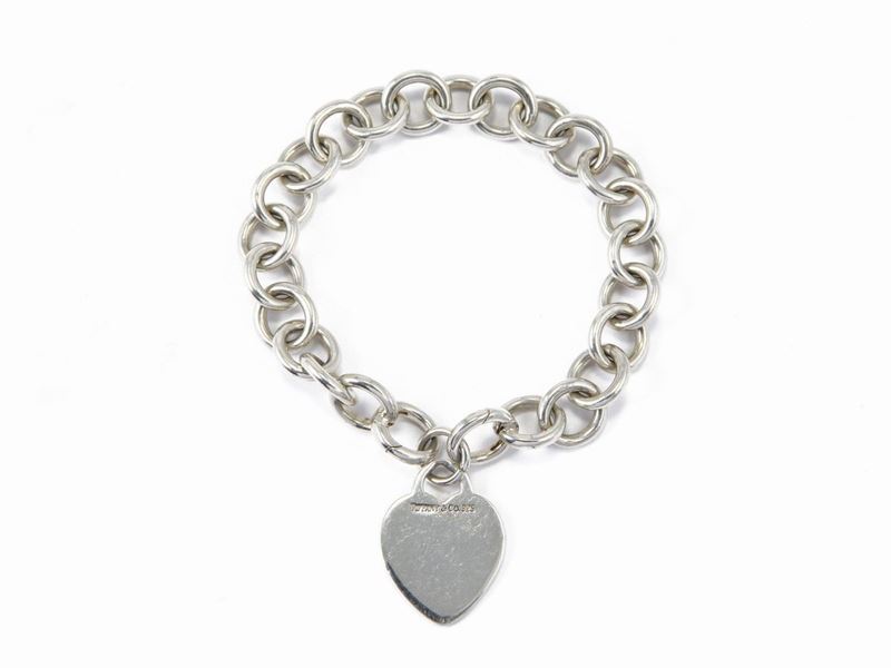 Bracciale con Pendente Tiffany & Co in Argento 925/1000