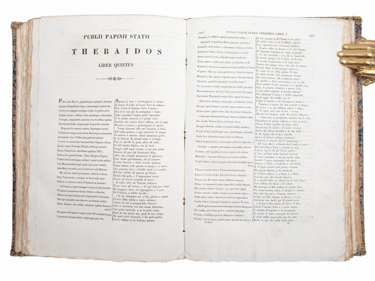 Publius Papinius Statius - Le Opere di Publio Papinio Stazio con la Traduzione e Note di Varii