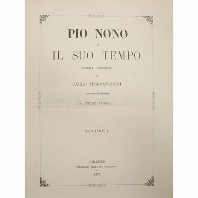 Pio Nono e il Suo Tempo: Opera Storica