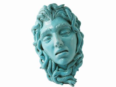 Testa di Medusa in Ceramica