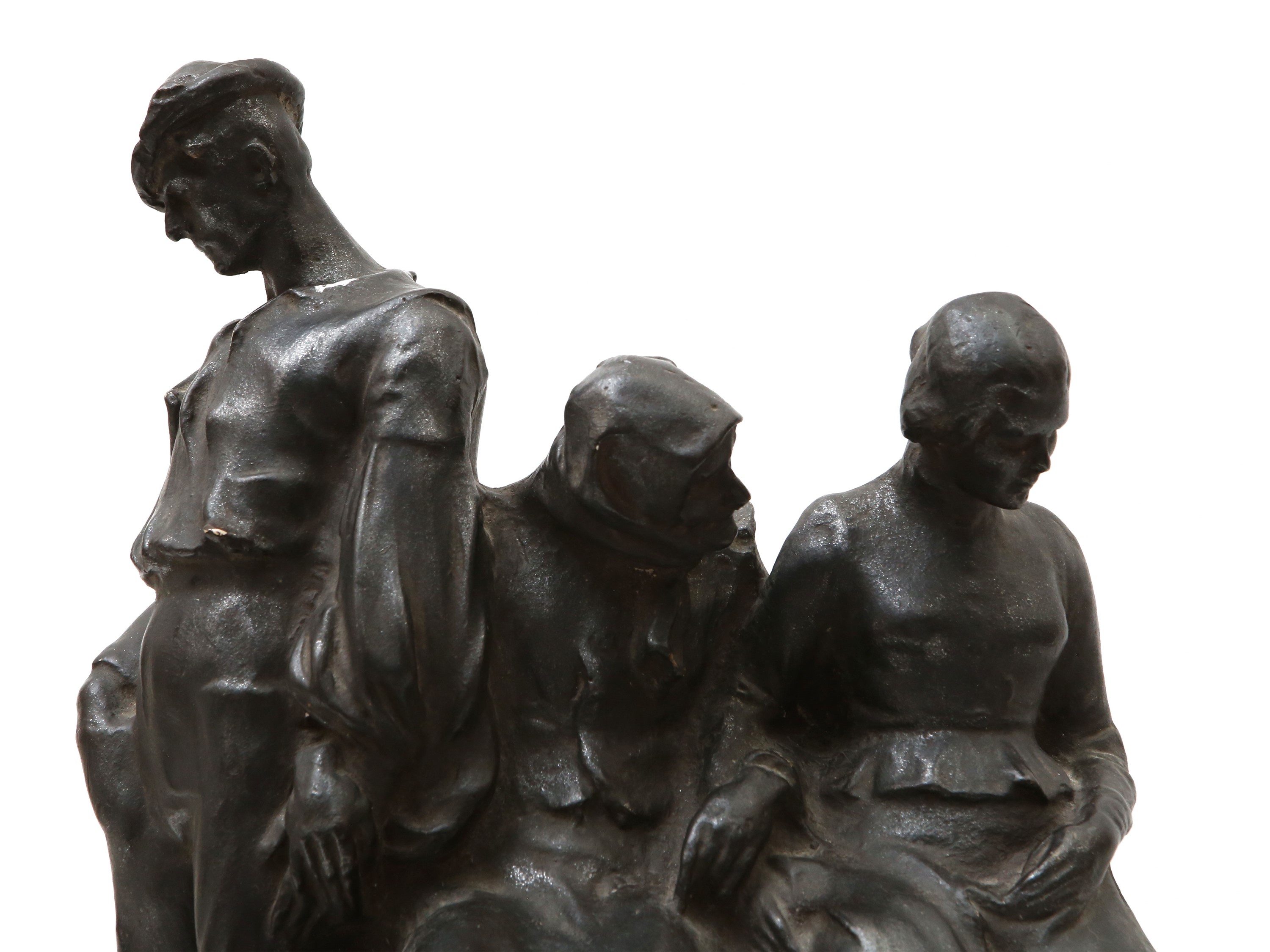 Gruppo in Gesso Patinato, 1920