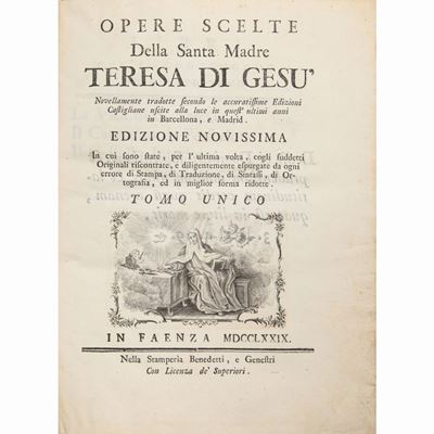 Opere Scelte della Santa Madre Teresa di Gesù...