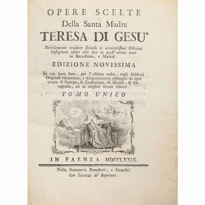 Teresa De Jesús (santa) - Opere Scelte della Santa Madre Teresa di Gesù...