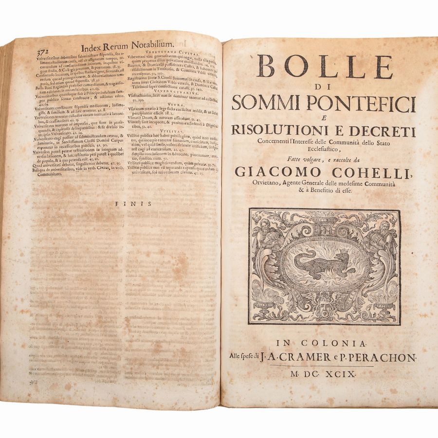 Giacomo Coelli - Commentaria in Bullam X Clementis Papae VIII De Bono Regimine