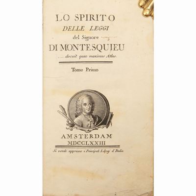 Lo Spirito delle Leggi del Signore di Montesquieu