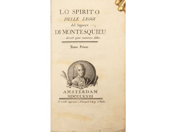 Charles-Louis Montesquieu - Lo spirito delle leggi del signore di Montesquieu