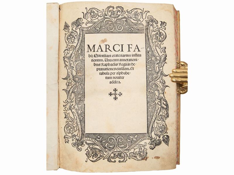 Marcus Fabius Quintilianus - Marci Fabij Quintiliani Oratoriarum Institutionum...