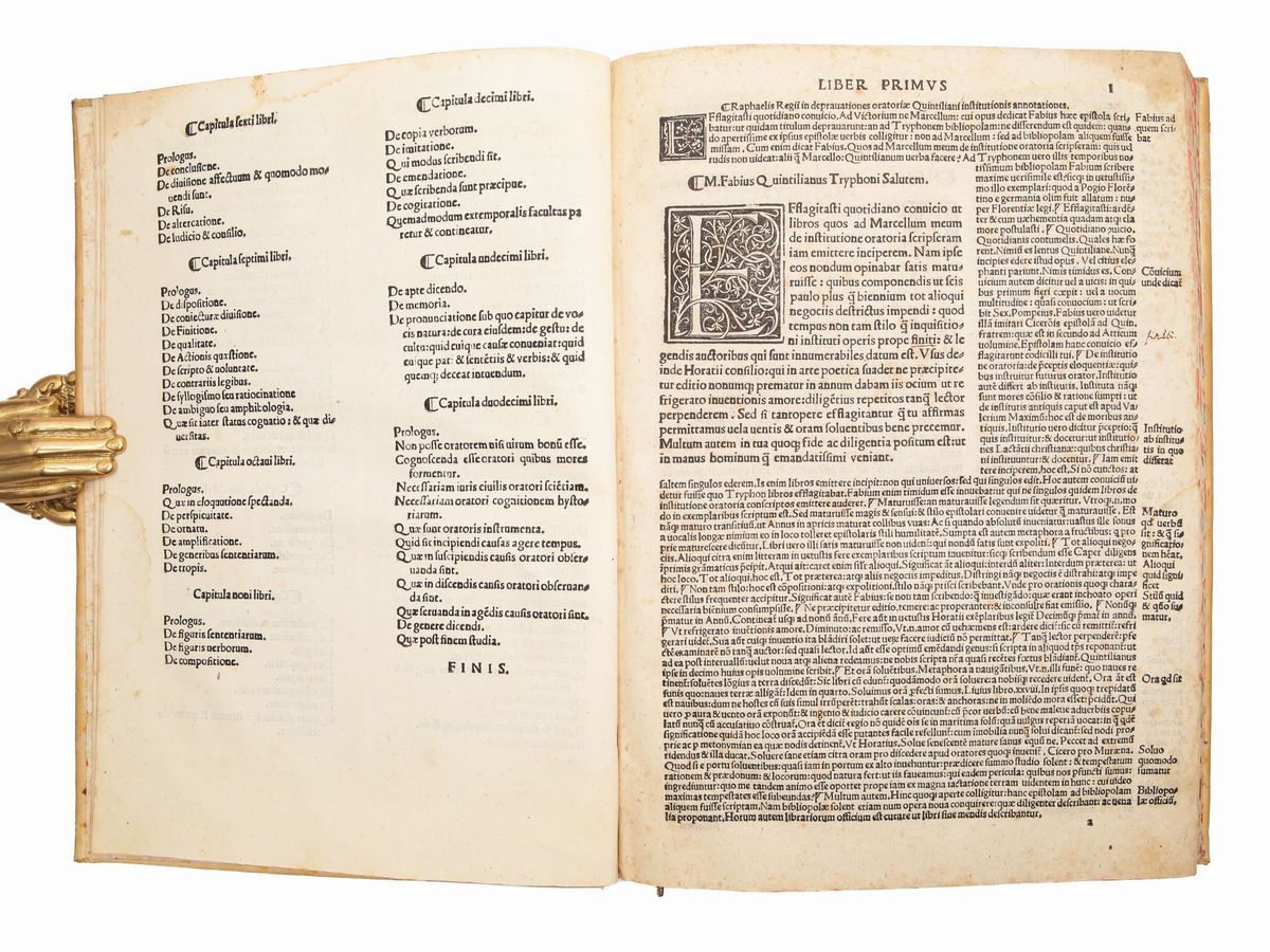 Marcus Fabius Quintilianus - Marci Fabij Quintiliani Oratoriarum Institutionum...