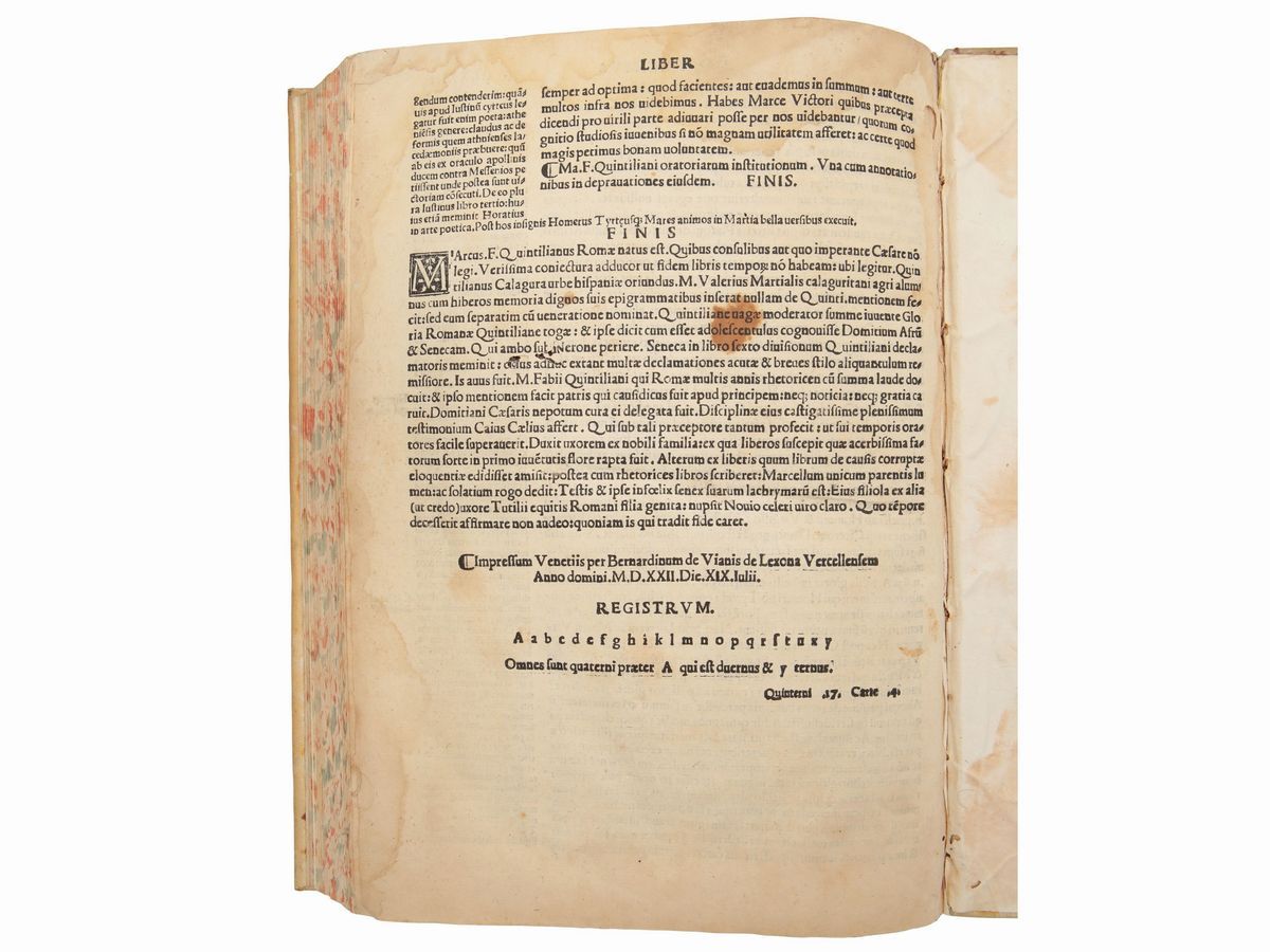 Marcus Fabius Quintilianus - Marci Fabij Quintiliani Oratoriarum Institutionum...