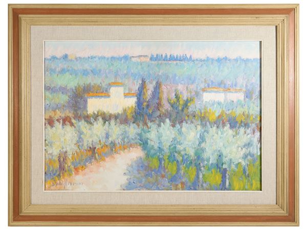 Dino Migliorini : Tuscan landscape  - Auction Modern and Contemporary Art - Maison Bibelot - Casa d'Aste Firenze - Milano