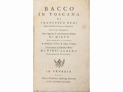 Bacco in Toscana