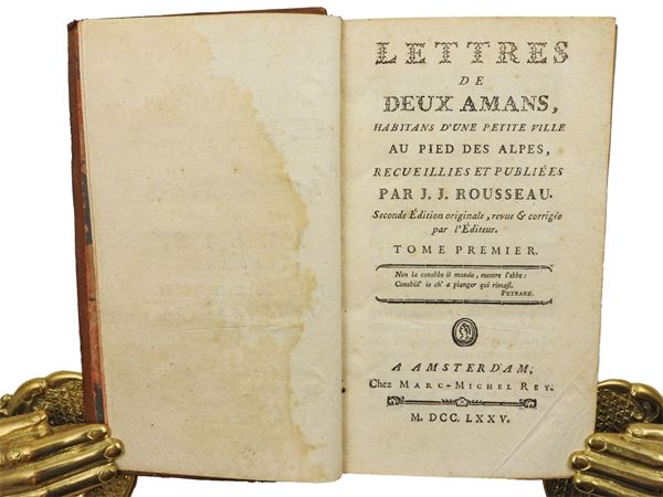 Jean-Jacques Rousseau - Lettres de deux amans, habitans d'une petite ville au pied des Alpes