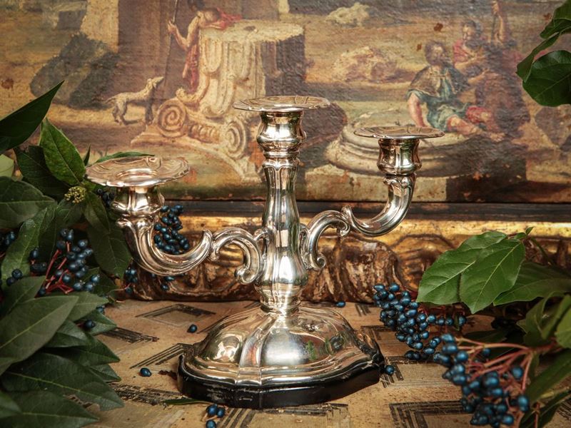 Candelabro in Argento