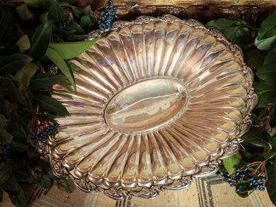 Cestino Ovale in Argento