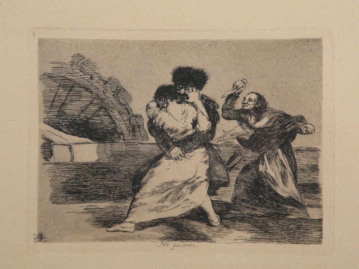 Francisco Goya - No Quieren