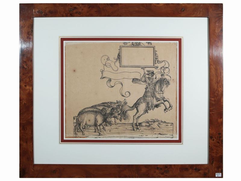 Hans Burgkmair - Cacciatore di Cinghiali