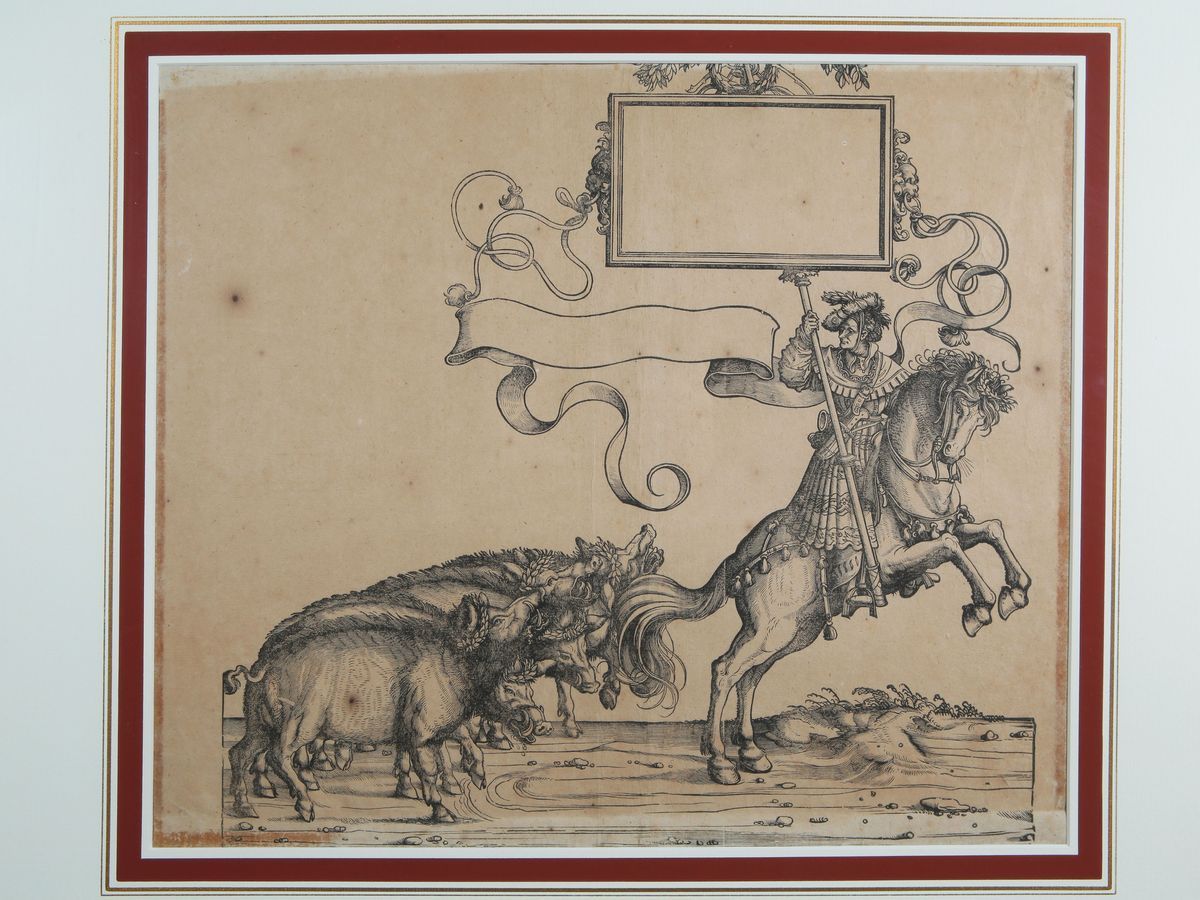 Hans Burgkmair - Cacciatore di Cinghiali