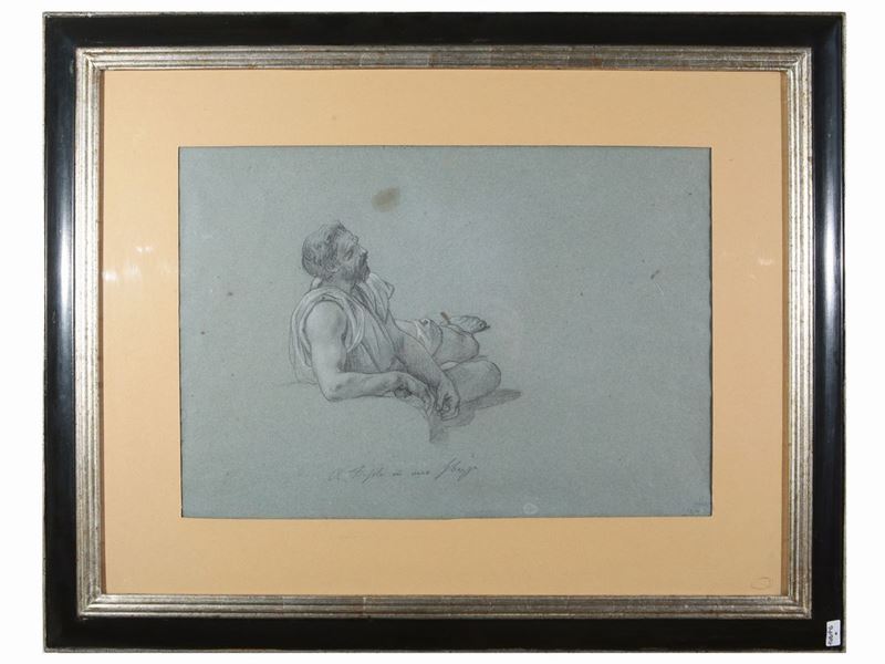 Giuseppe Bezzuoli Attribuito - Studio di Figura